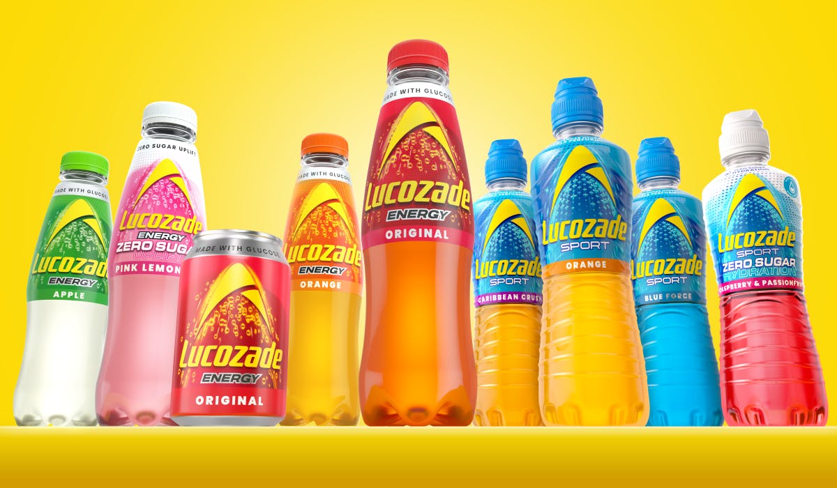 Lucozade 推出新品牌平台以整合其产品